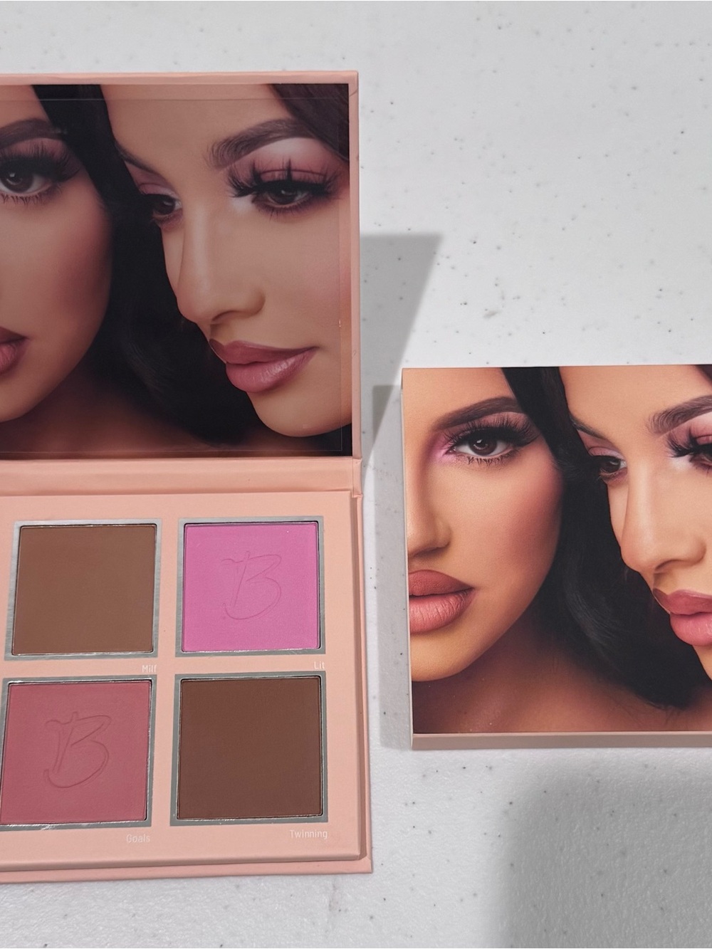 Beauty Creations Blush & Contour Quad - Bright Pink & Mauve